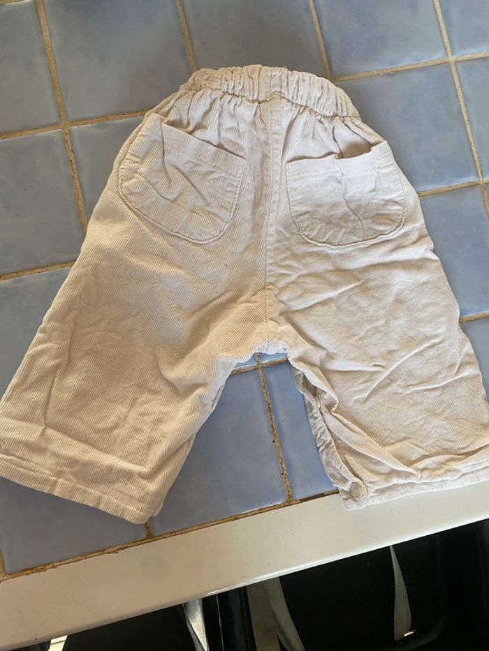 Petit pantalon crème - photo numéro 4