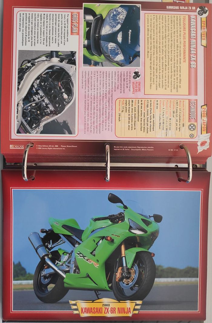 222 fiches Motos Sportives - Classeur Motos Passion - photo numéro 11