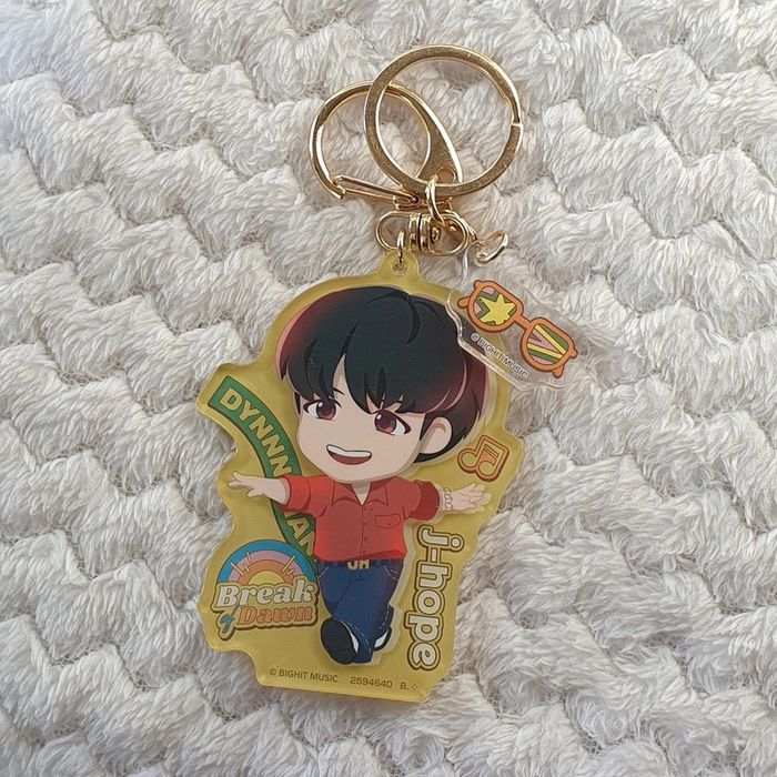Porte-clés à breloques acrylique JHope BTS TinyTAN
