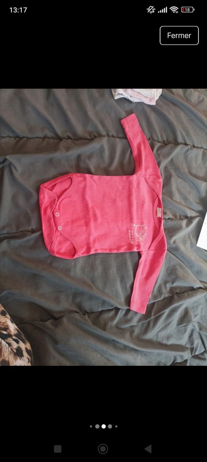Lot de bodies bébé fille manche longue - photo numéro 10