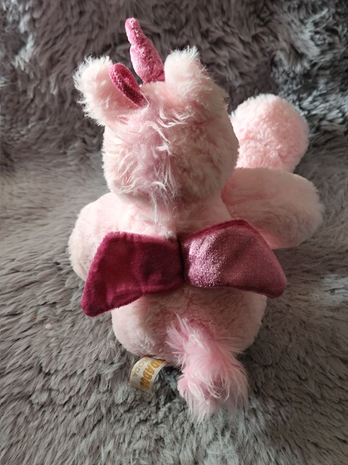 Peluche licorne rose - photo numéro 5