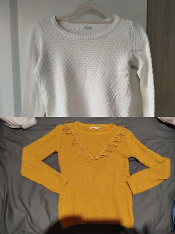 Lot de 2 pull manches 3/4