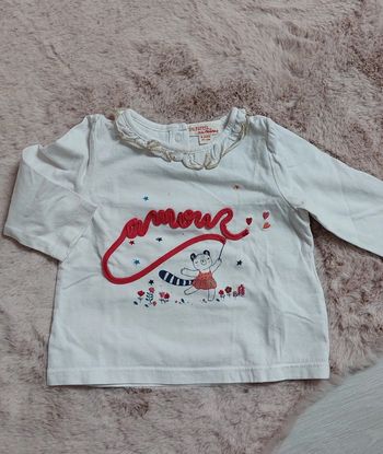 T-shirt "amour" 9 mois DPAM