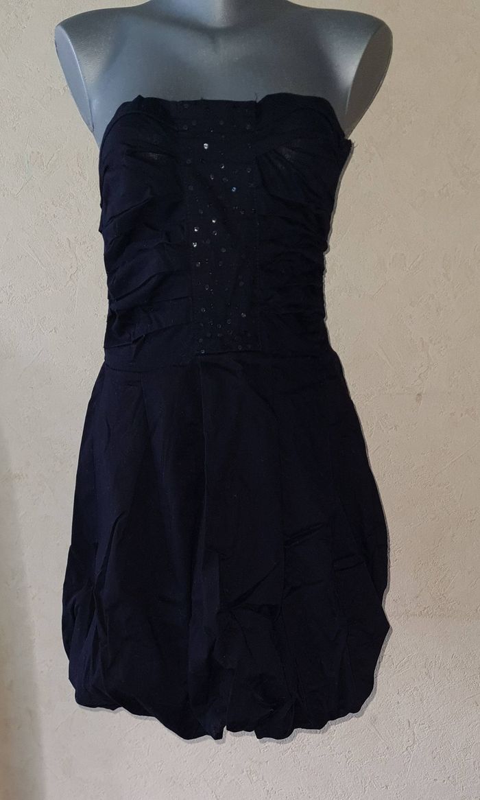 robe boule bustier noir femme taille 38 - photo numéro 9