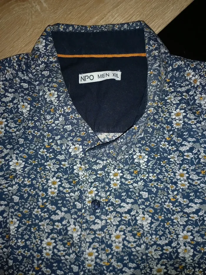 Chemise fleurie homme XXL - photo numéro 4