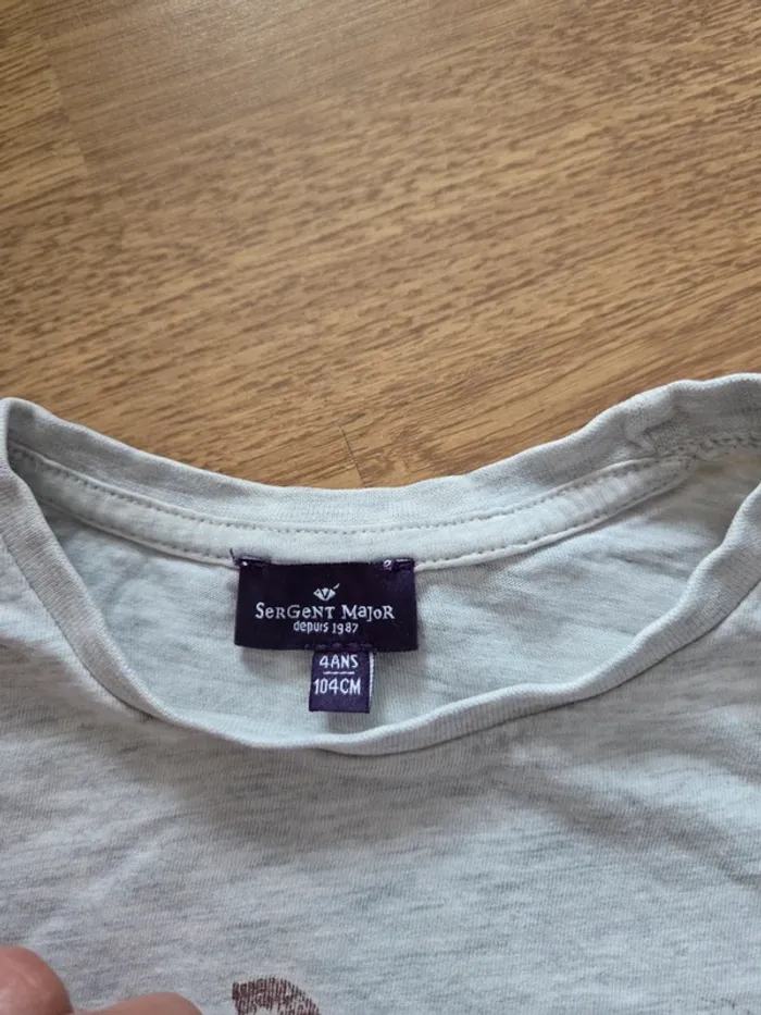 T-shirt garçon 4Y Sergent Major - photo numéro 2