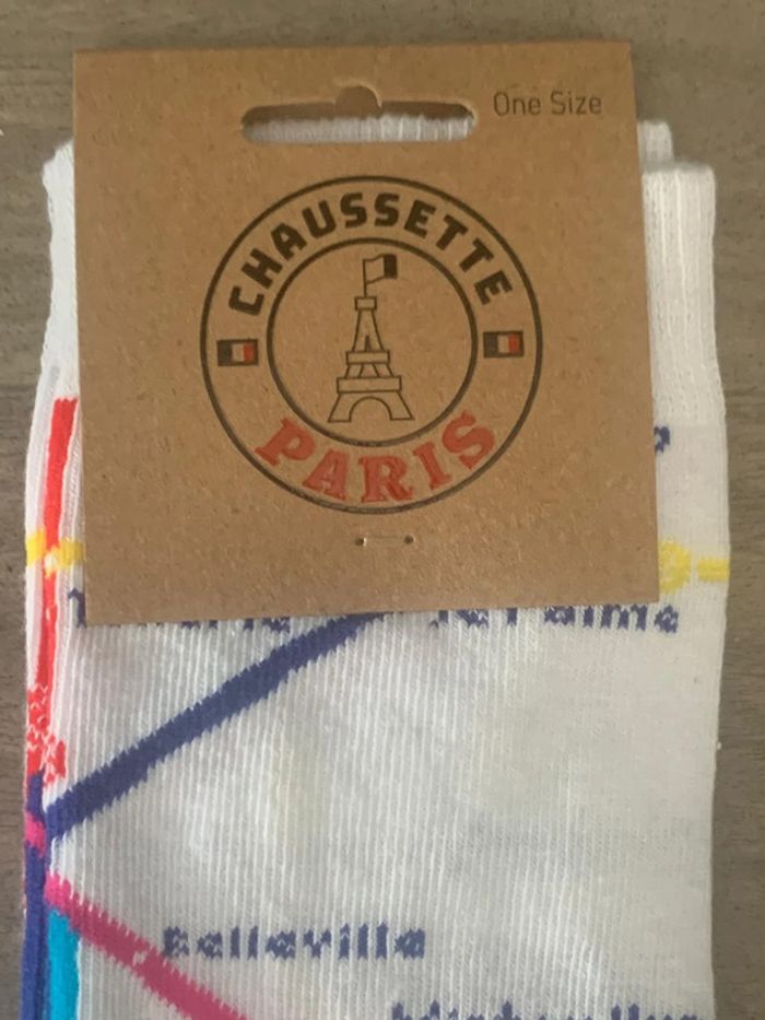 Chaussettes Métro Parisien  collection 🇫🇷 - photo numéro 2