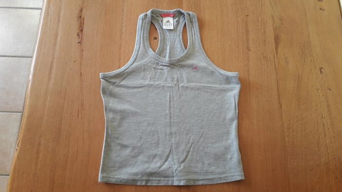 Débardeur Adidas, gris , taille 40 - photo numéro 3