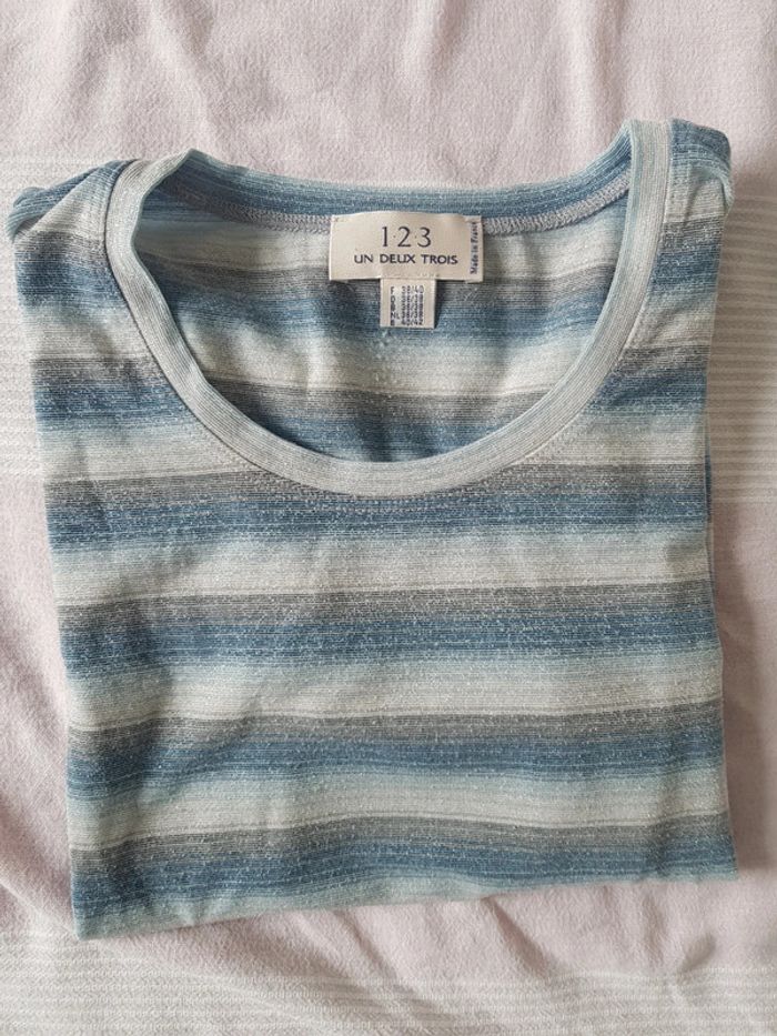 Tee shirt T.38/40 1.2.3 - photo numéro 2
