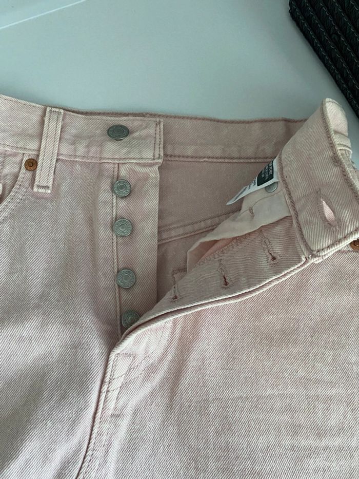 Jupe en jeans LEVI ´S rose pâle 34 - photo numéro 4