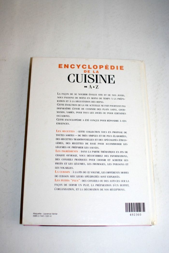 Encyclopédie de la cuisine Volume 1 de France Loisirs - photo numéro 2
