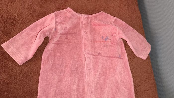 Pyjama une pièce velours petit bateau 3 mois - photo numéro 2
