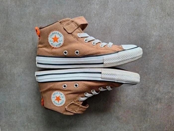 Baskets converse garçon tea orange White 34 - photo numéro 2