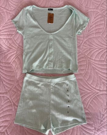 Ensemble pyjama Undiz vert menthe 