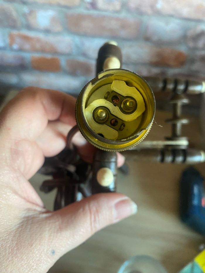 Lampe rouet vintage - photo numéro 3