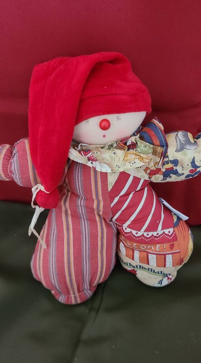 Doudou Clown Lutin Chiffon Vite un Calin Moulin Roty - photo numéro 5