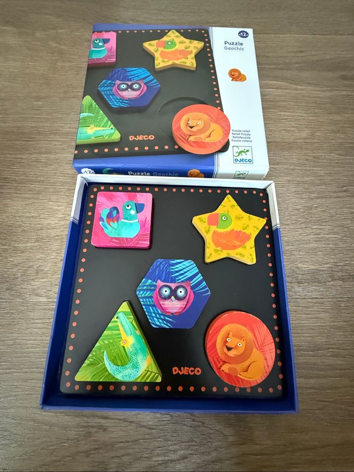 Puzzle geochic djeco animaux très je - photo numéro 2