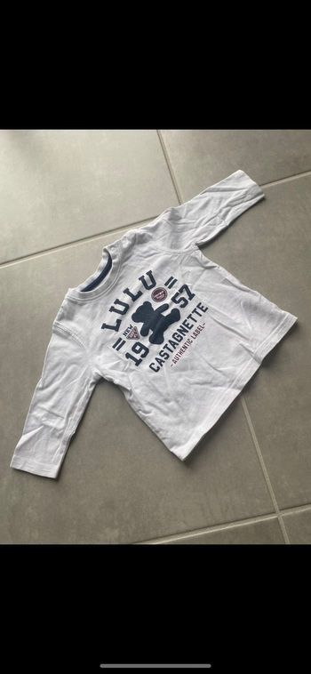 Tee shirt manches longues Lulu Castagnette 6 mois