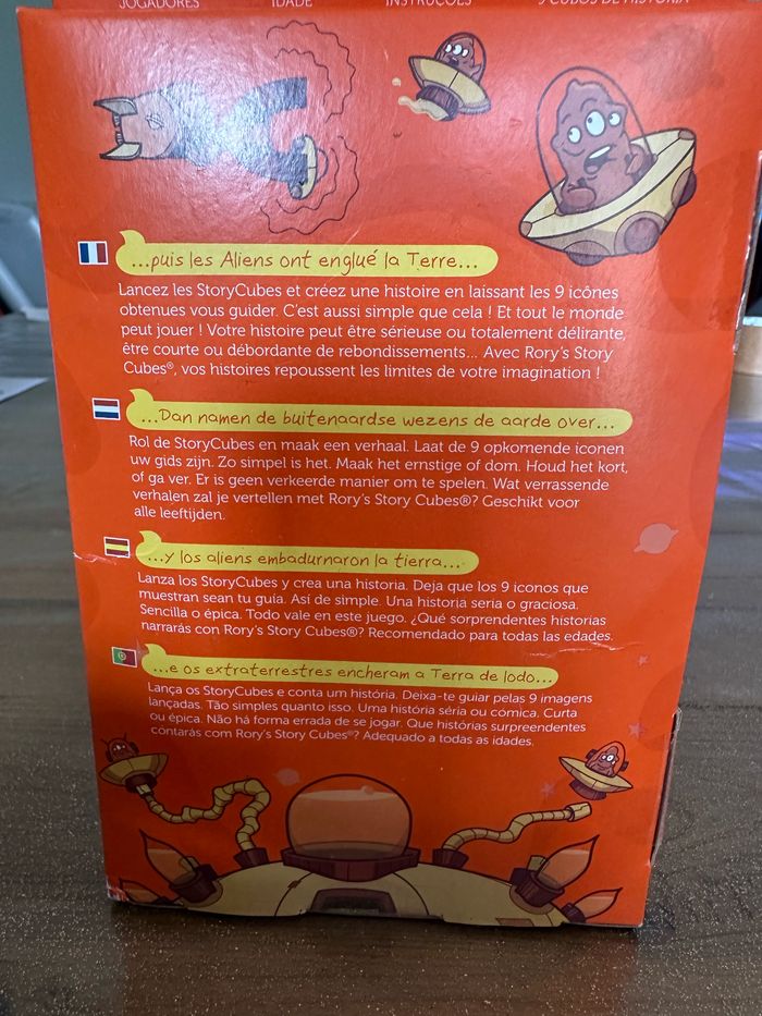 Rory’s story cubes les aliens ont englué la terre - photo numéro 3