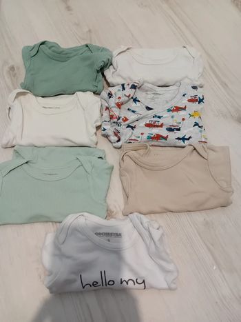 Lot de 7 body manche longue 3 mois orchestra