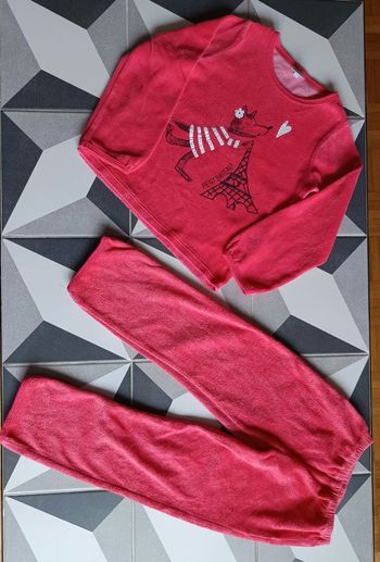 Pyjama velours 2 pièces Petit Bateau 4 ans
