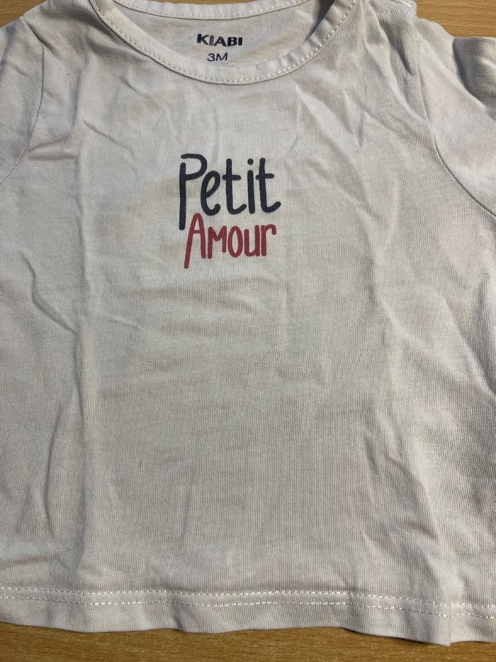 TEE shirt manche longue bébé - photo numéro 2