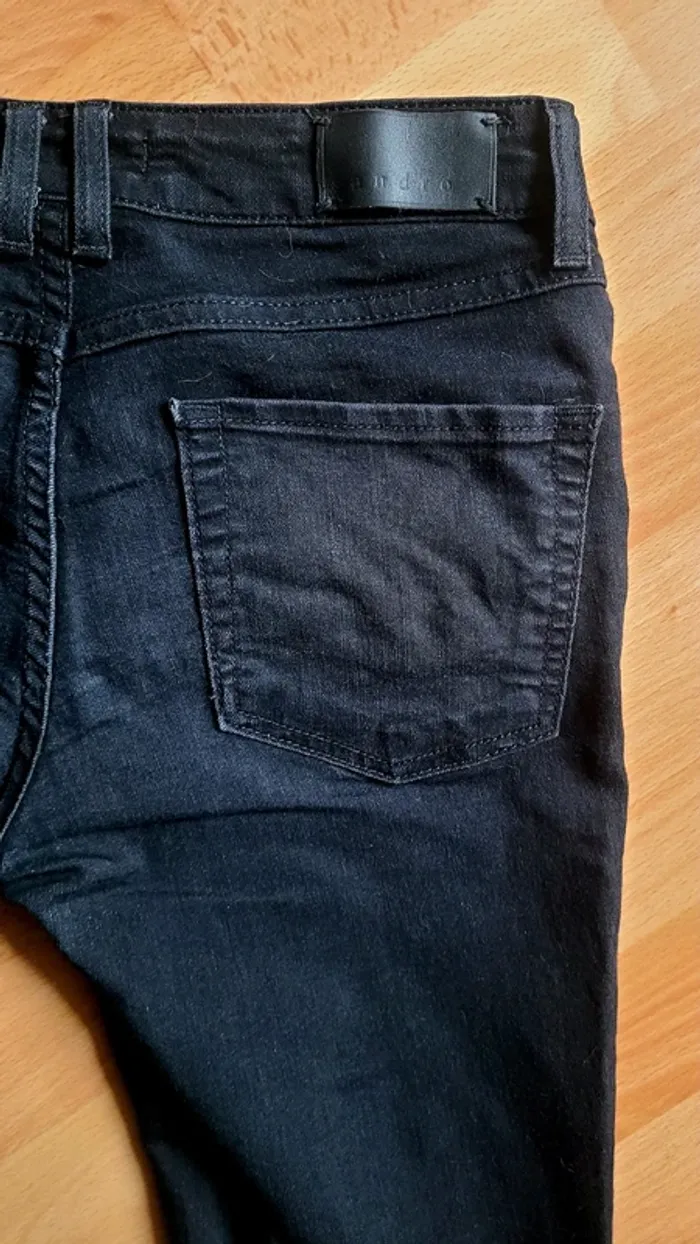 Jeans noir Maje taille 38 - photo numéro 3