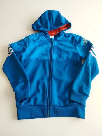 Veste Adidas bleu T 7-8 ans