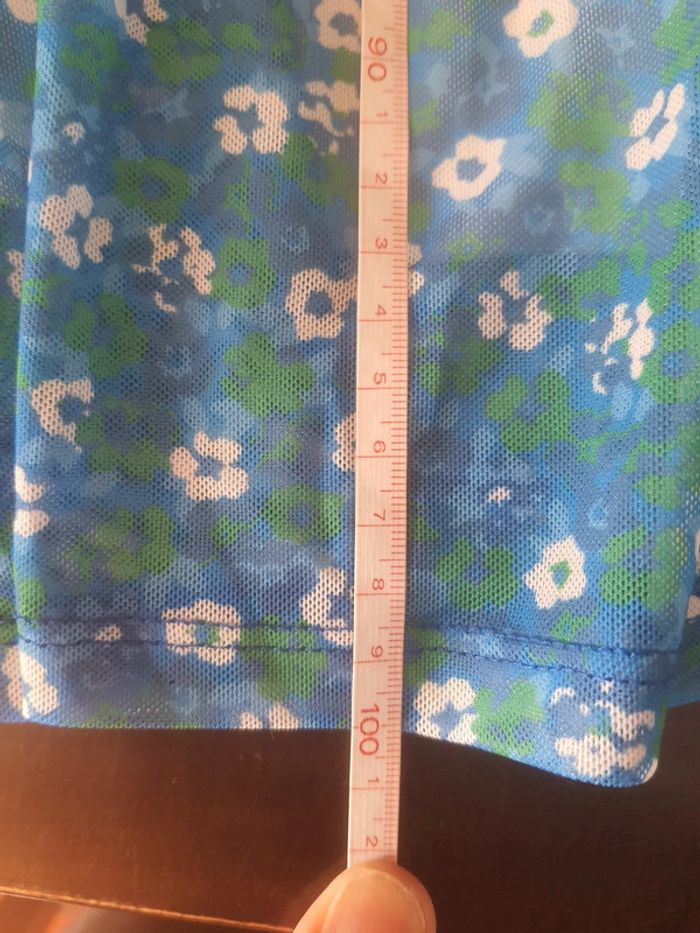 Robe Bel & Bo bleue flories taille 40 - photo numéro 13