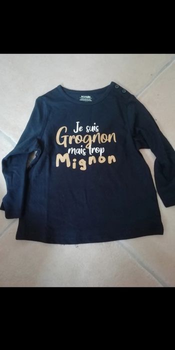 Tee-shirt manches longues 18 mois