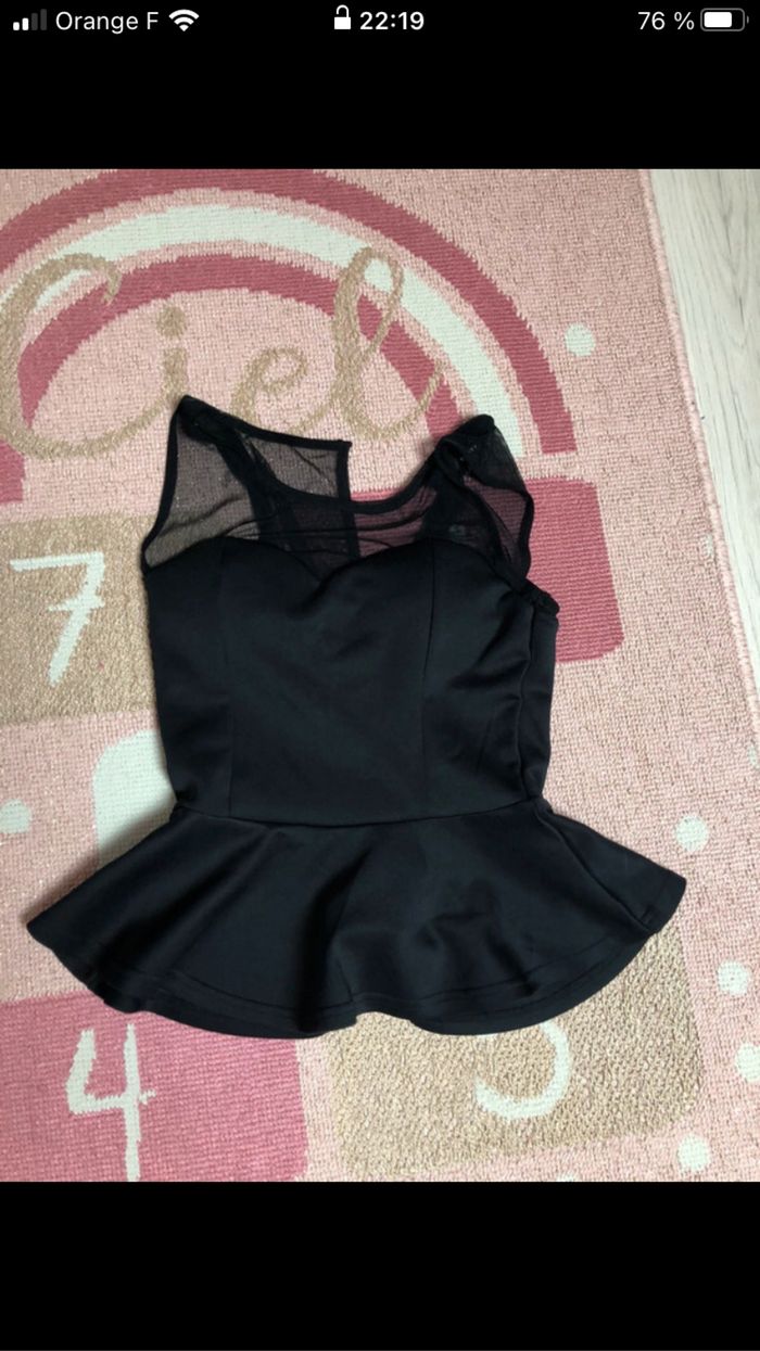 Haut noir taille S