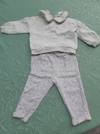 Ensemble pull pantalon disney fille taille 12 mois