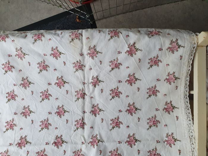 Ancienne bercelonnette lit pour poupée en bois vintage Années 90 - photo numéro 3