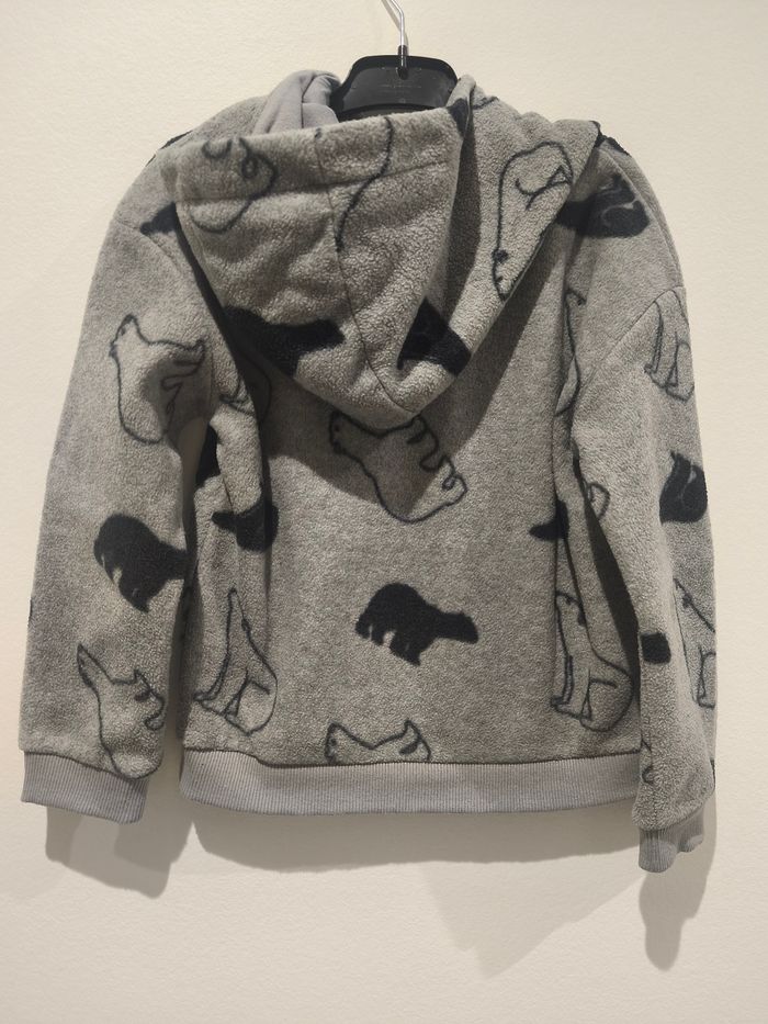 Pull en pilou pilou manches longues à capuche, Kiabi, 6 ans 114 - 119 cm - photo numéro 3