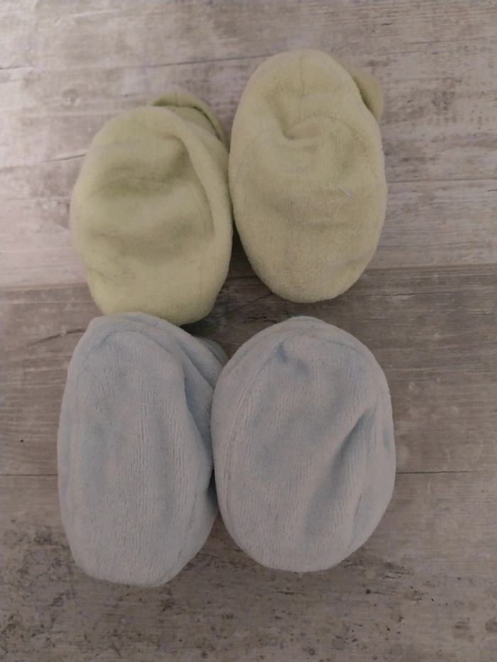 Lot 2 paires de chausson 0-6 mois - photo numéro 3