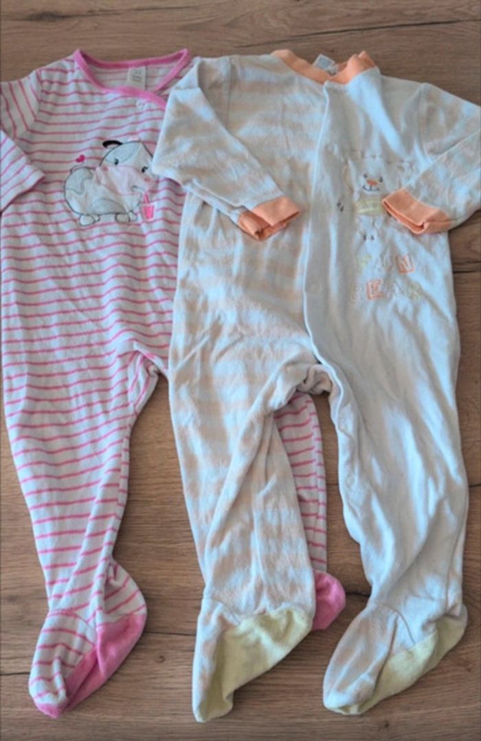 Lot 2 Pyjamas hiver enfant fille Taille 3 ans