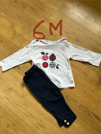 Ensemble fille 6 mois