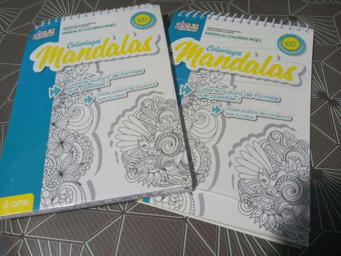 2 livres coloriages Mandala