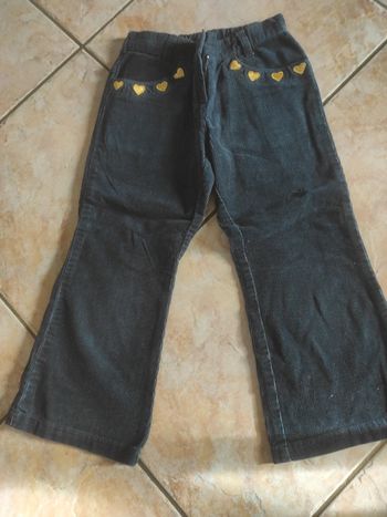 Pantalon velours 4 ans