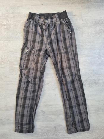 Pantalon gris à carreaux Orchestra 6 ans