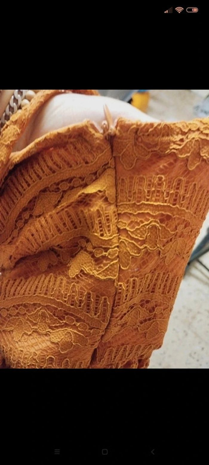 Robe orange taille 36 - photo numéro 4