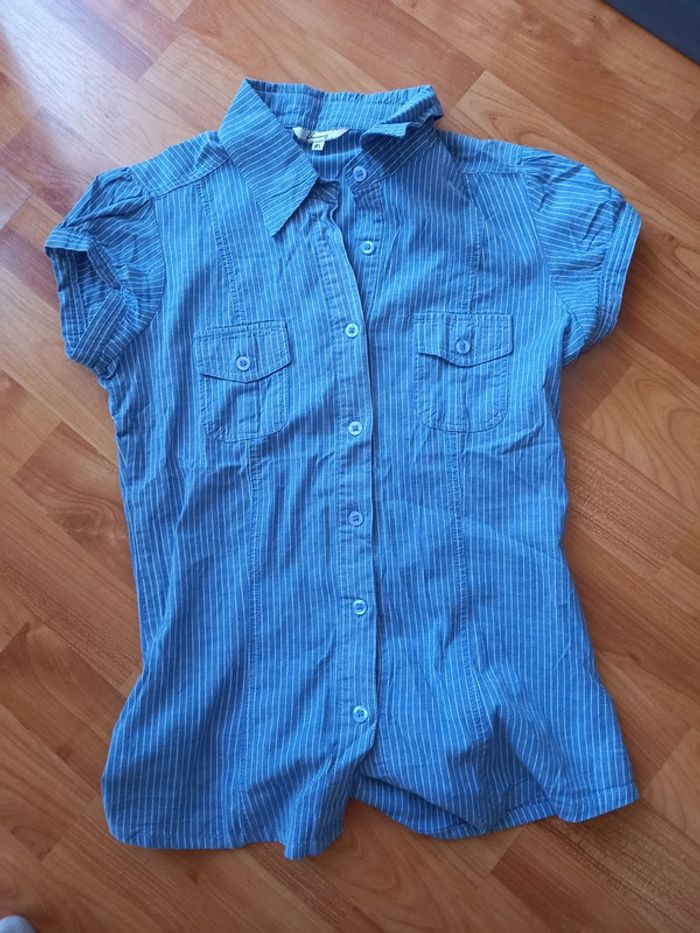Chemise sans manches à rayures - photo numéro 3