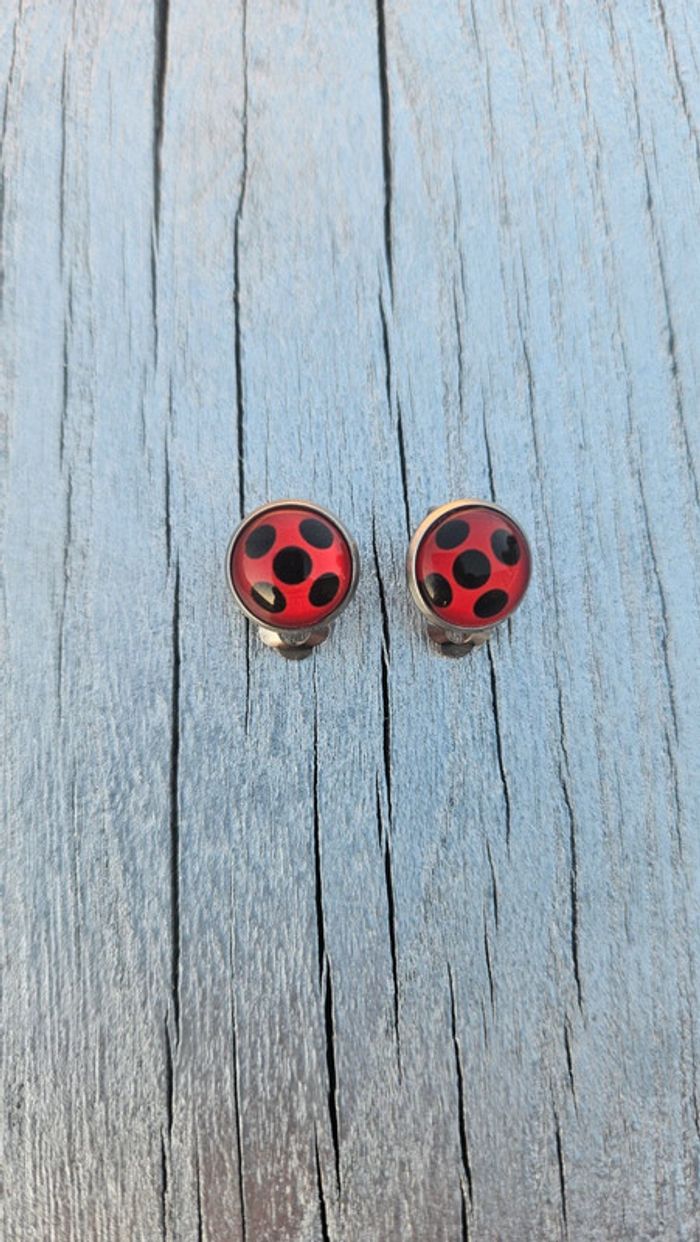 Boucles d'oreilles a pinces artisanale