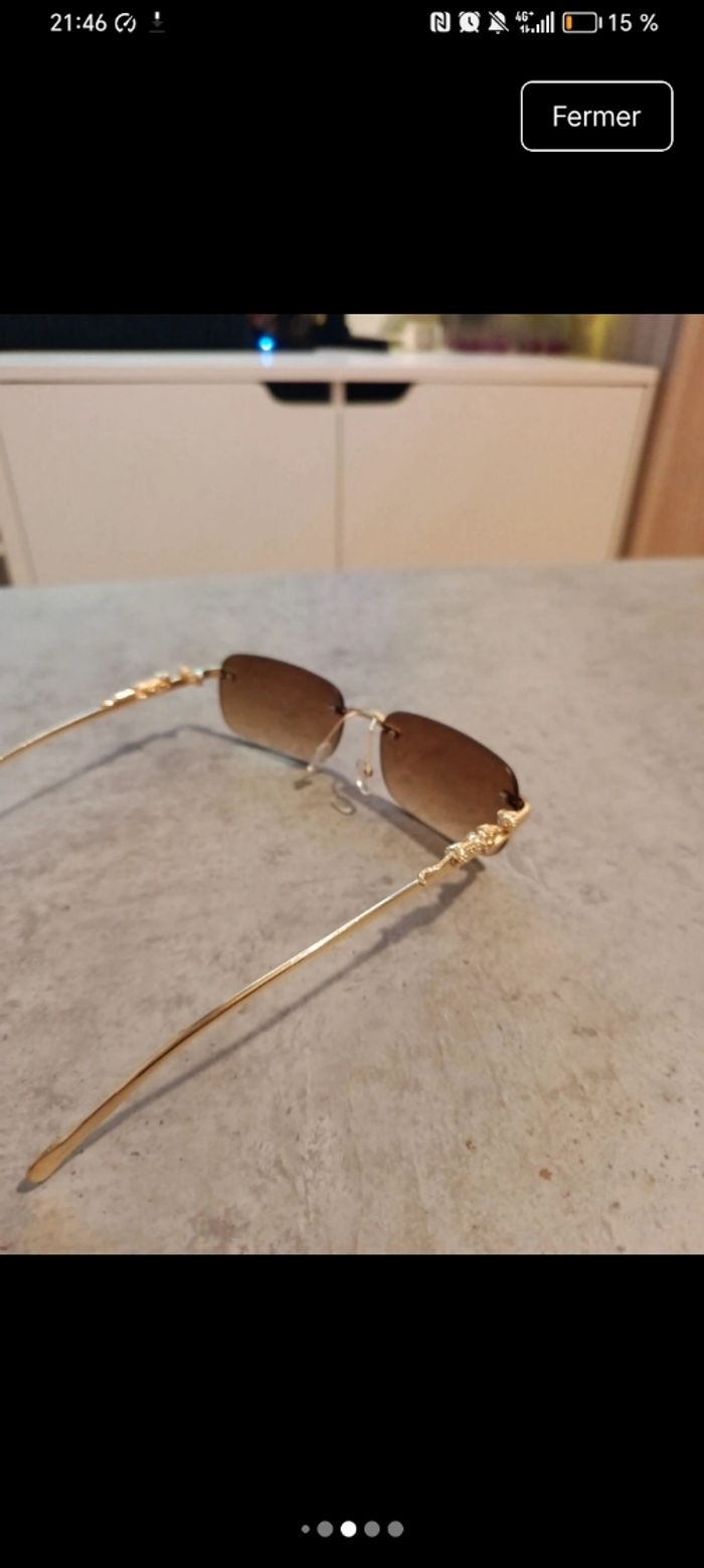 lunettes style cartier neuf - photo numéro 3