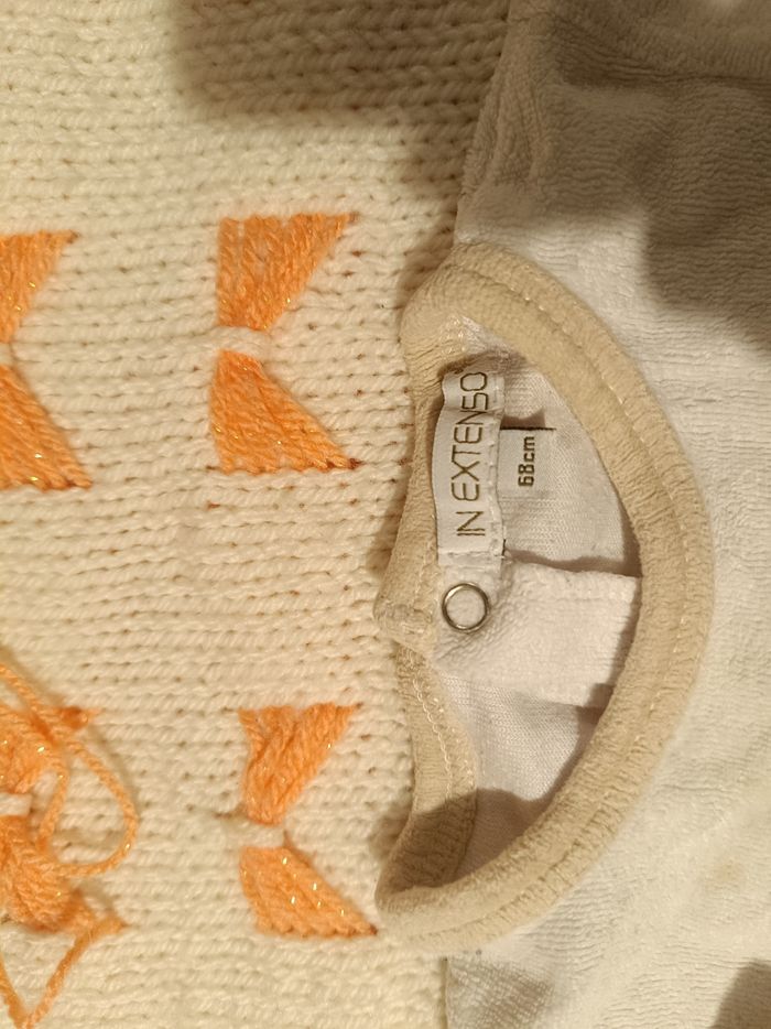 💙 Pyjama bébé – In Extenso (68 cm) 💙 - photo numéro 4