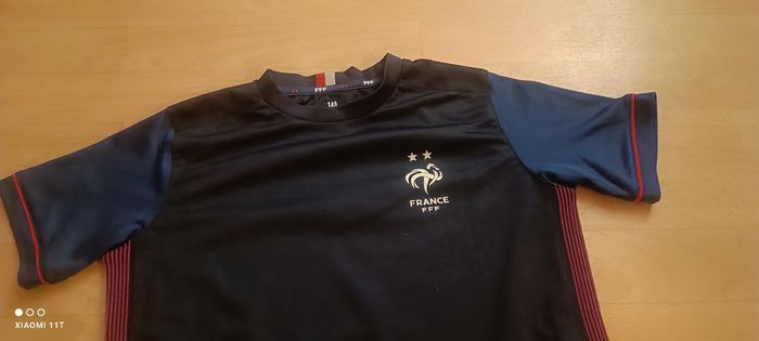 T-shirt maillot France taille 14 ans - photo numéro 2