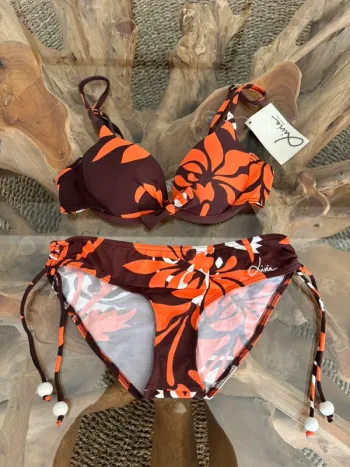 Maillot de bain 2 pièces Livia fleurs