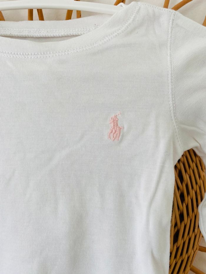 T-shirt blanc Polo Ralph Lauren 92 cm - photo numéro 3