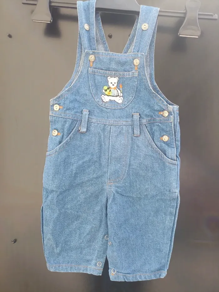 Salopette mixte en jeans