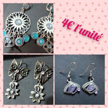 Boucles d'oreilles métal